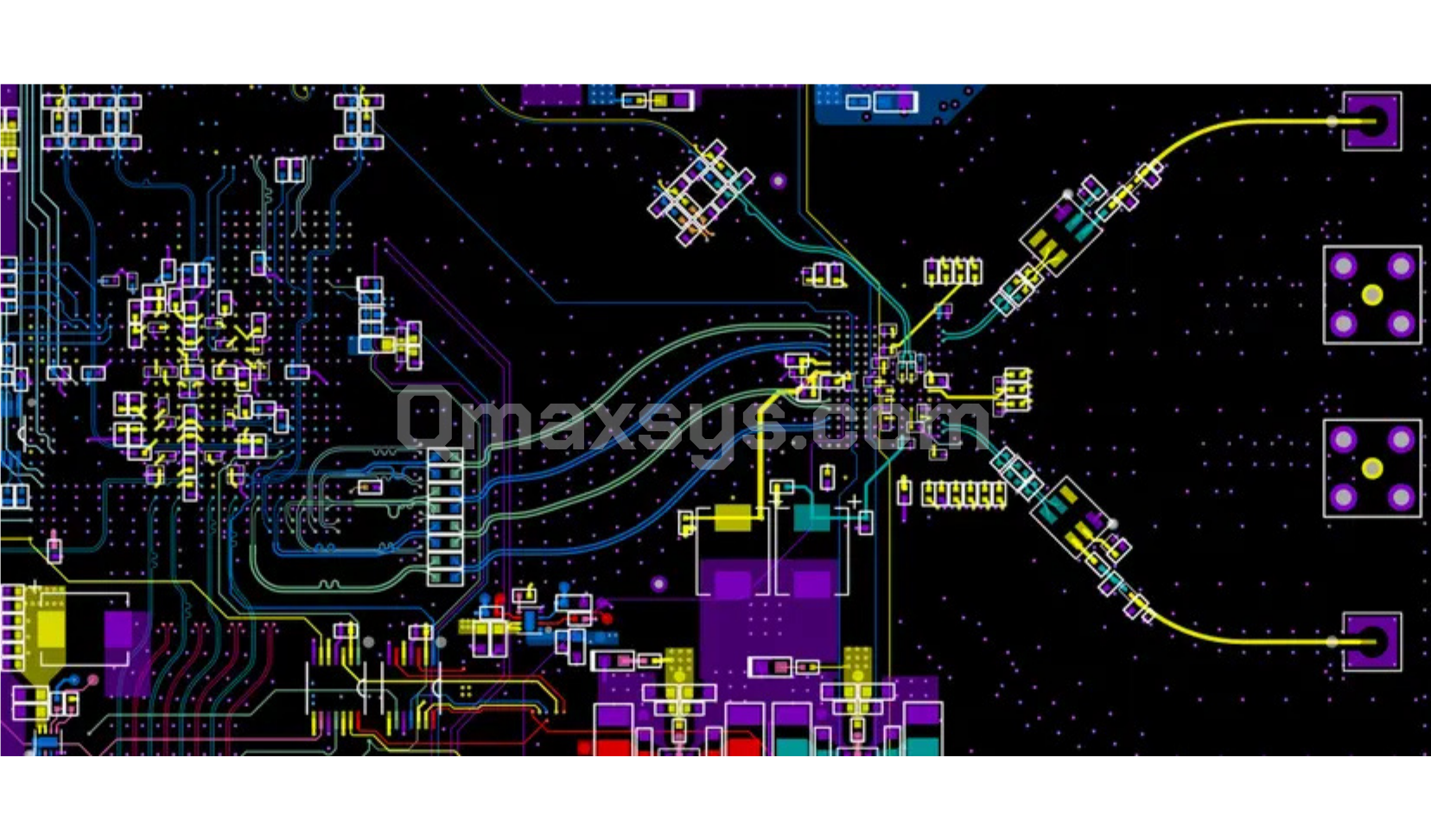 High-speed analog mixed-signal PCB
