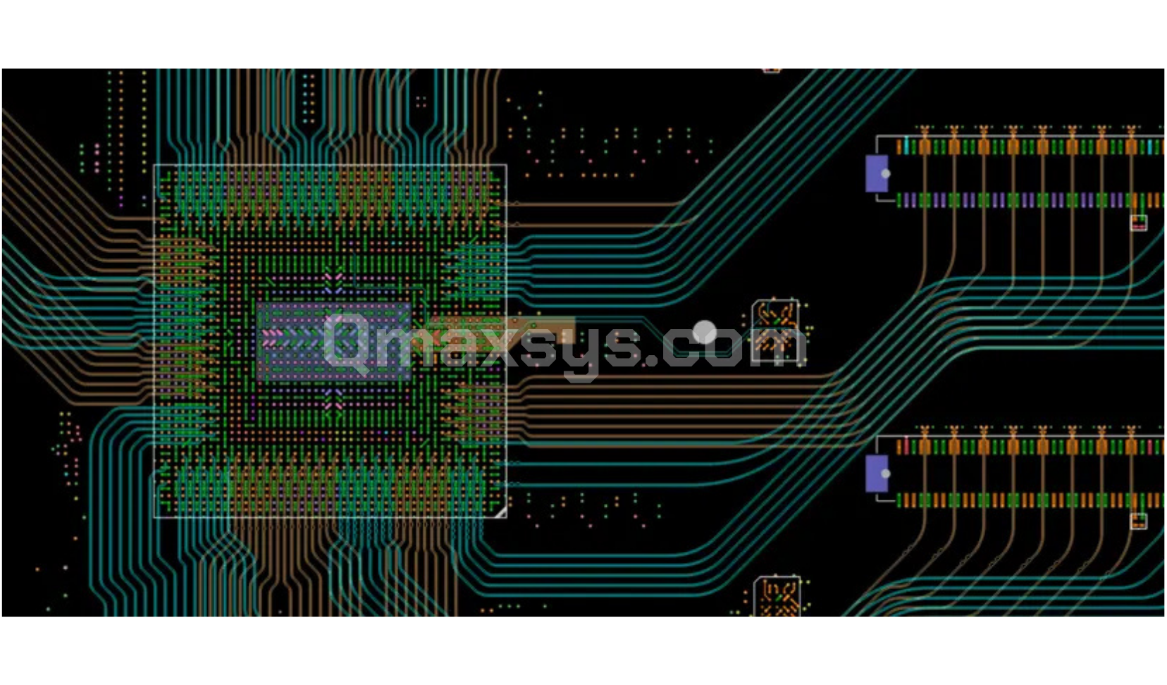 High-density AI GPU chassis motherboard PCB