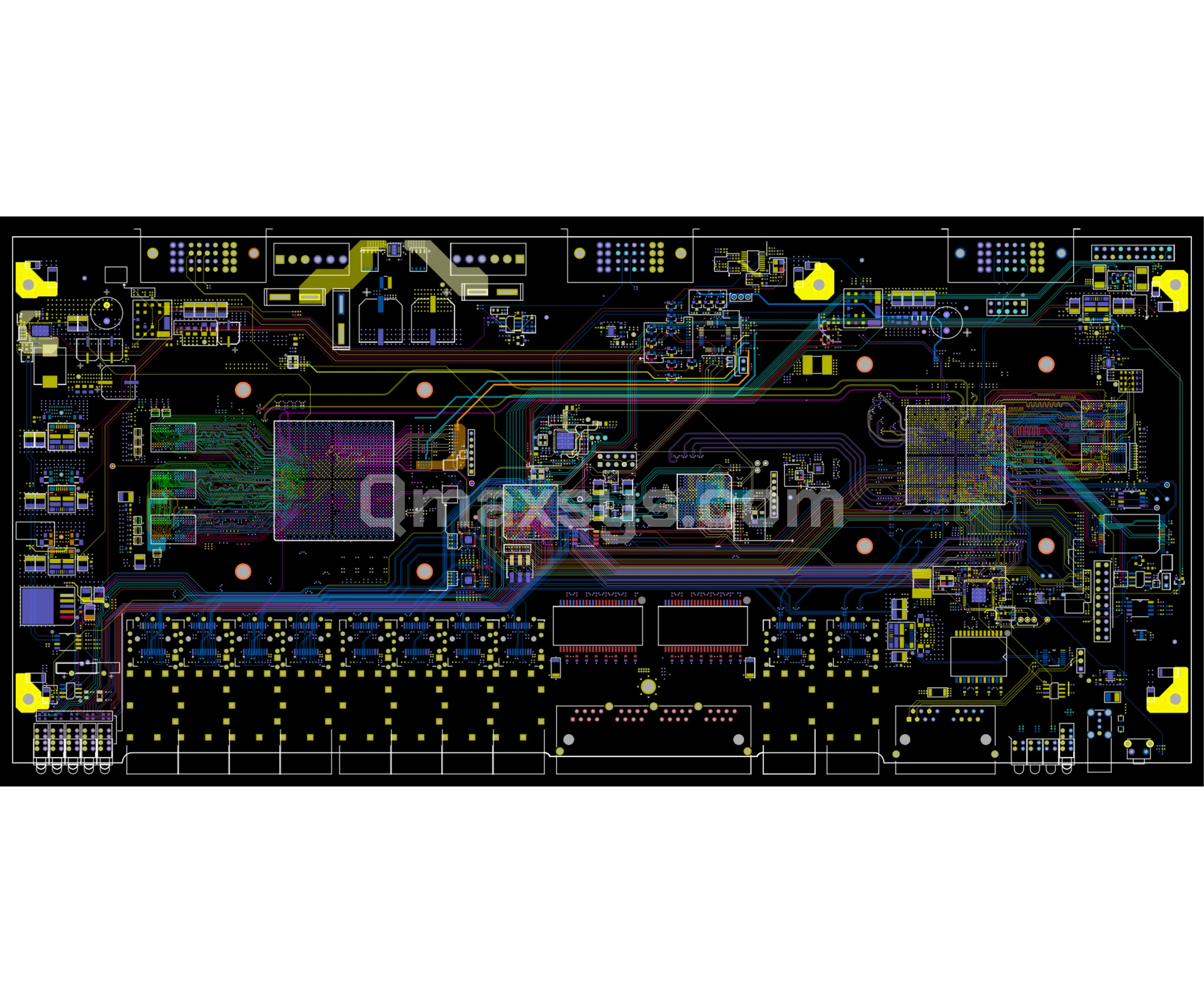 High-Density PCB Design for a GPON OLT Networking Platform — image 2 of 3
