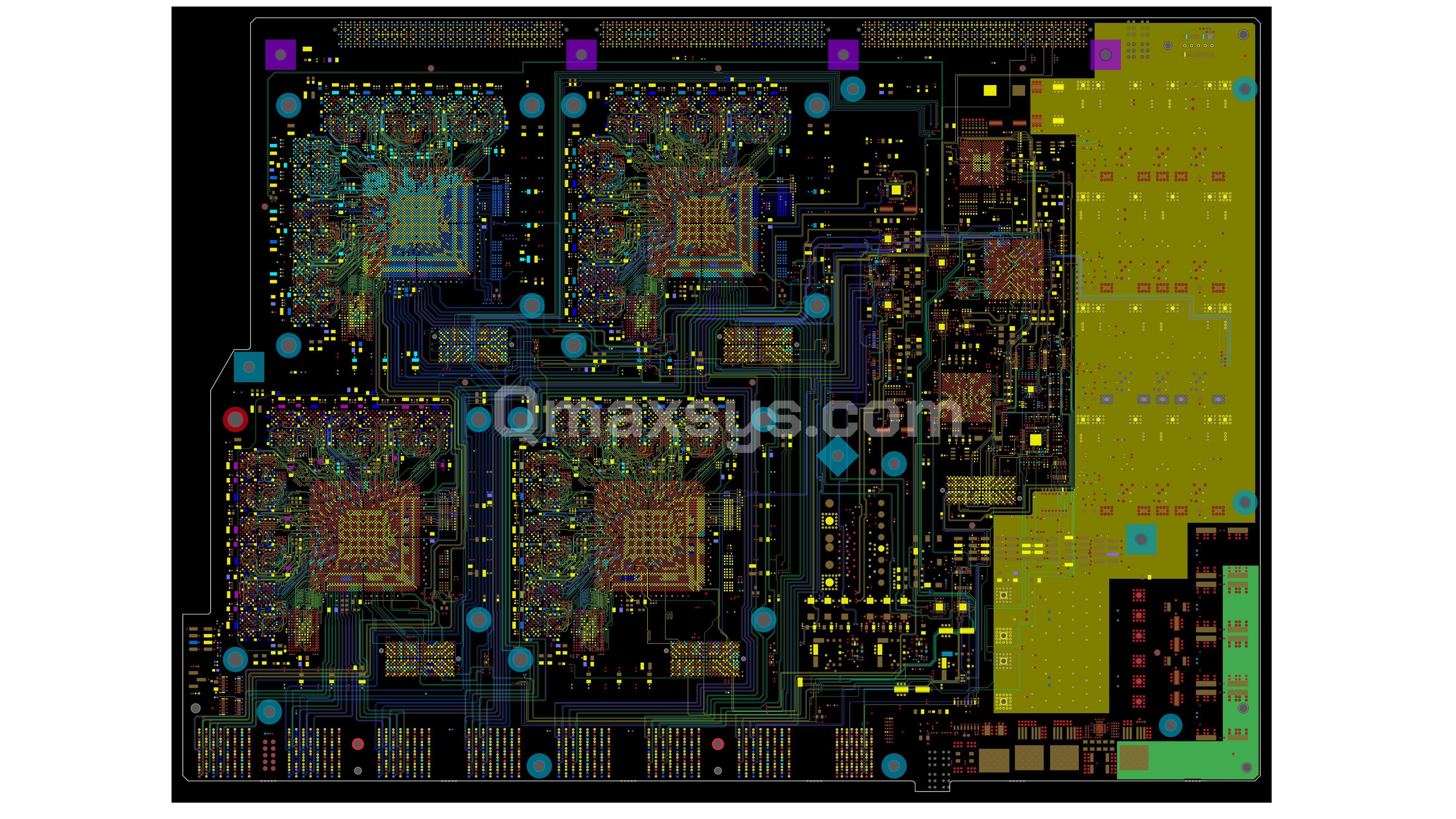 Multi-FAP Packet-Processing Line Card - image 1 of 8