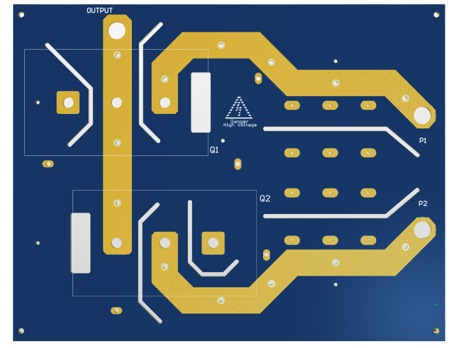 High Voltage and High Current PCB - image 1 of 7